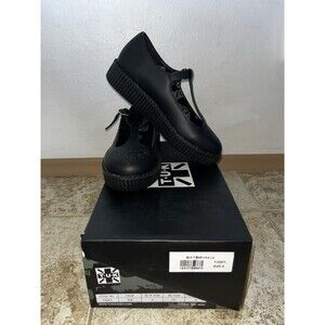 TUKskin Black T-Bar Viva Low Mary Jane Size 6 Women’s New In Box